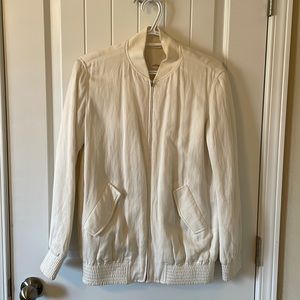Off-white Aritzia bomber jacket